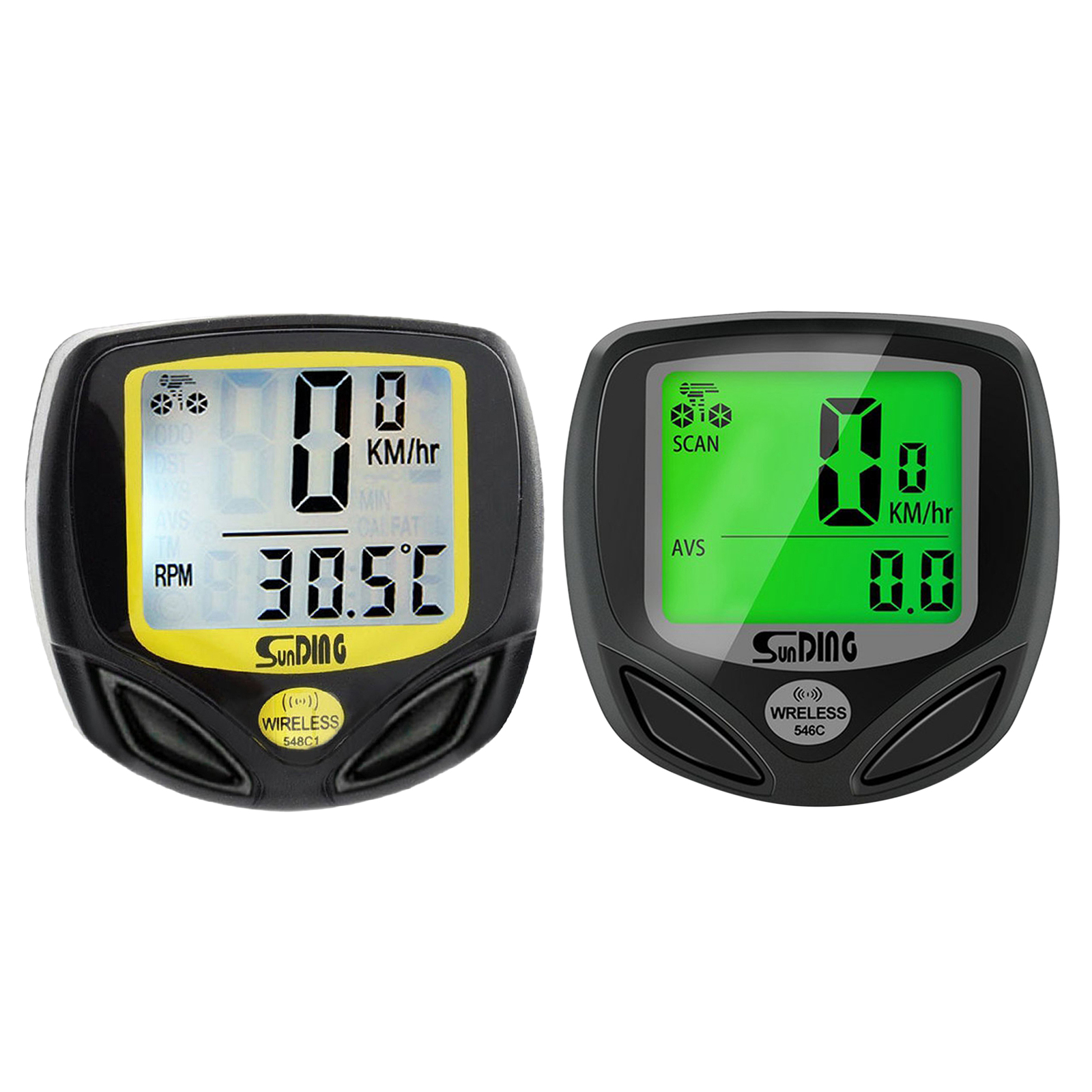 Motor Bike Speedometer Waterproof Wireless Bicycle Computer Cycling Odometer Speed Meter Multi-Function LCD Backlight Display