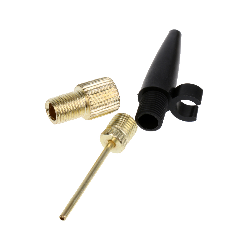 Perfeclan Lot 3pcs Presta to Schrader Valve Adapter Converter Bike Ball Inflating Pump Ball Needle Inflator