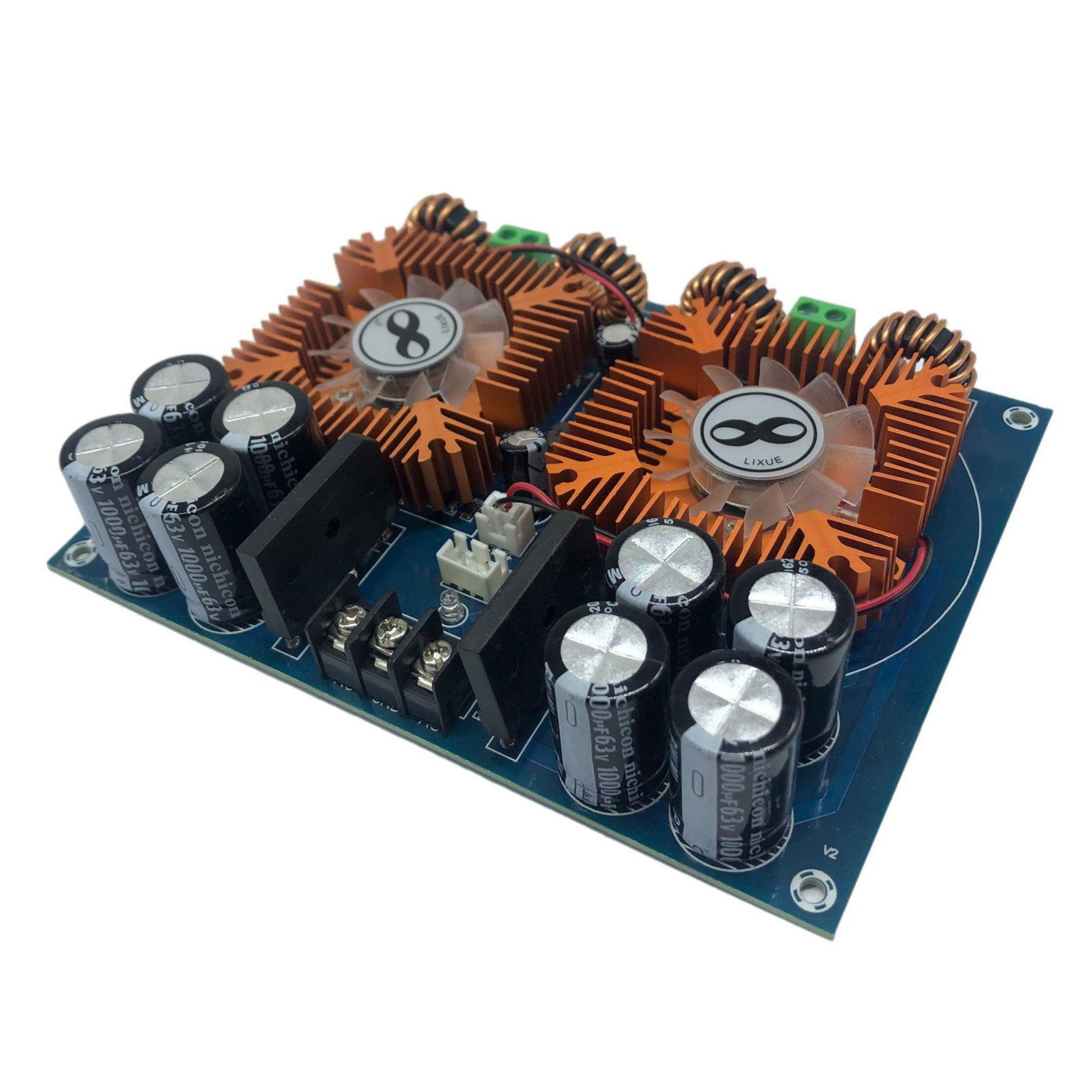 Digital Mono Amplifier Board Dual Chip 2x420W 24V Amplifier Board Module
