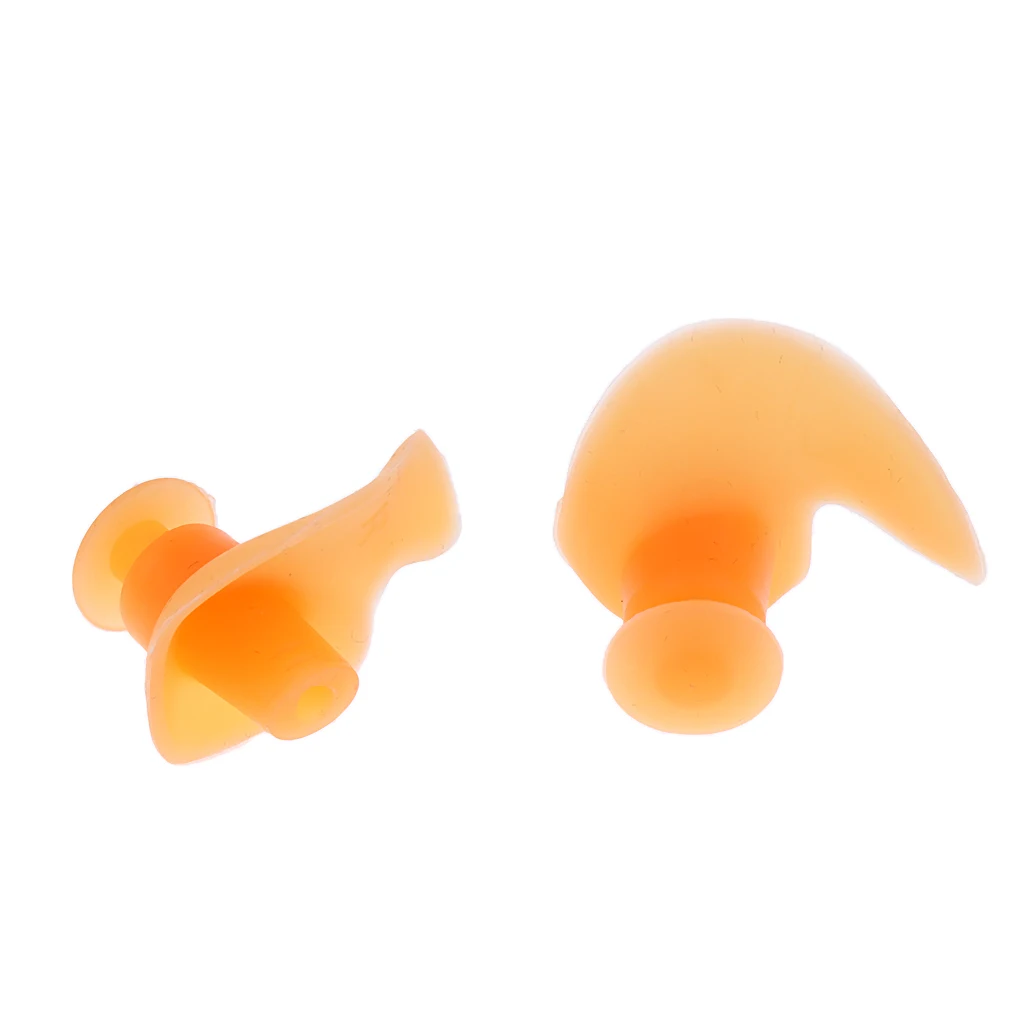 Unisex Adults Swimming Ear Plug Silicone Ears Plugs Swim Earplugs for Hearing Protection Safety