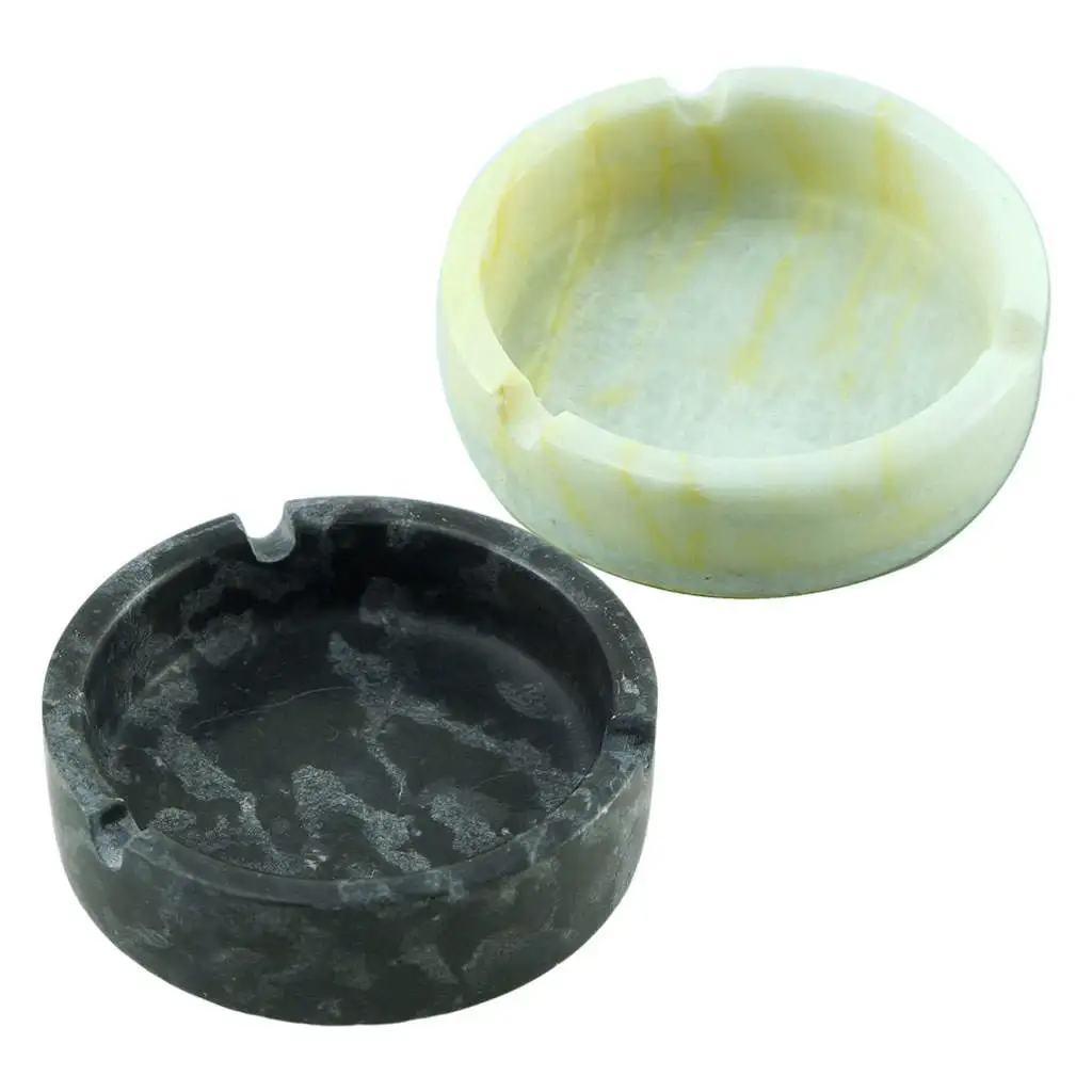 Modern Marble Ashtray Ornaments Home Decor Easy Clean Embellishment Desktop Ashtrays Cigar Ashtray for Mens Gifts Home Office