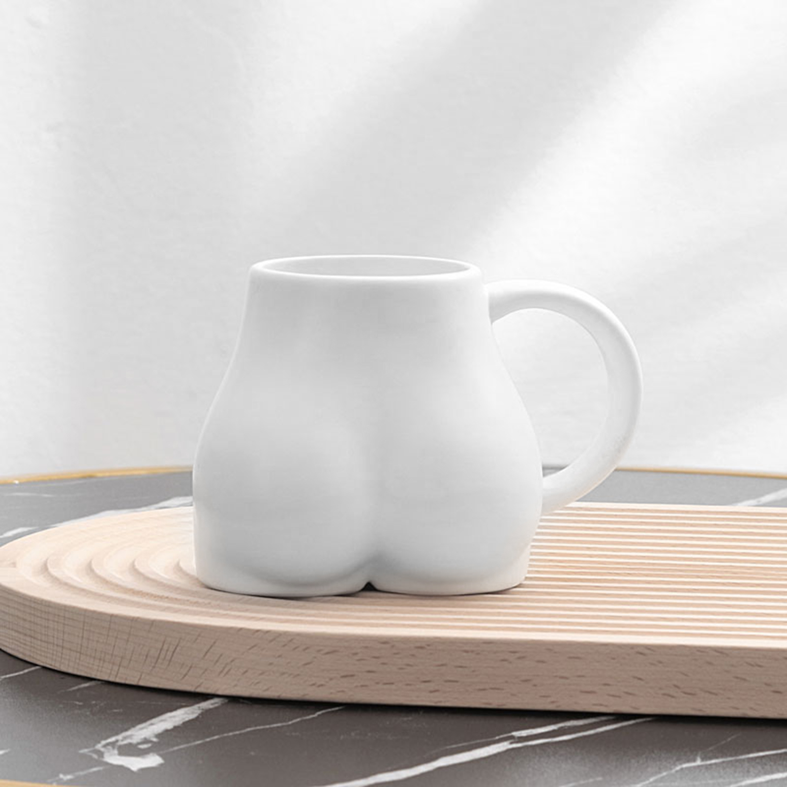 Personalized Ceramic Coffee Mug Funny Woman Body Ass Butt Shape Coffee Milk Cup Nordic Dining Table Decor Accessories Gifts