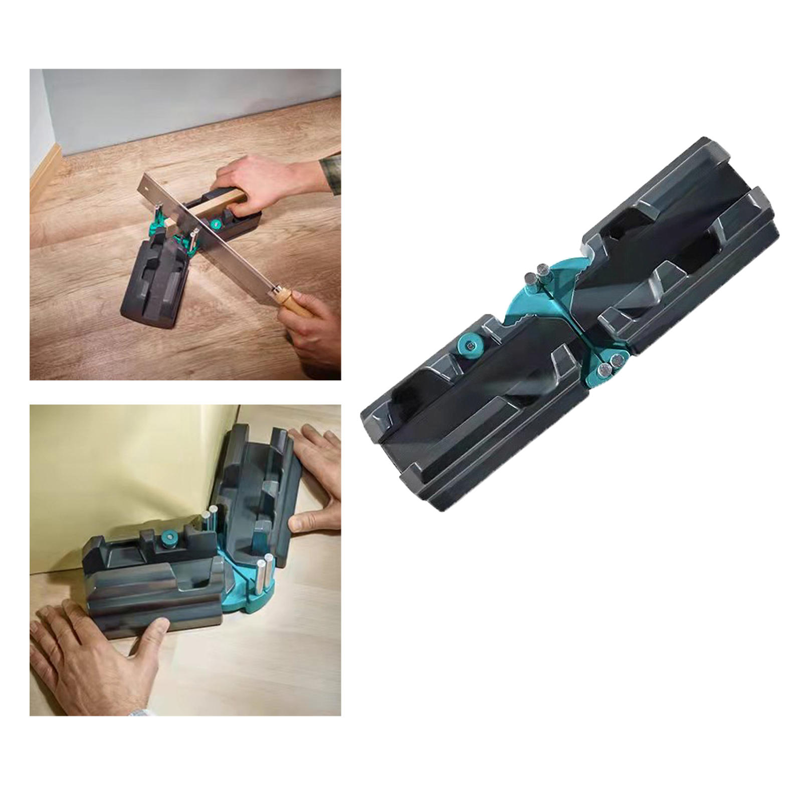 Plastic Bevel and Mitre Box Woodworking Measuring Carpenter Accessories Room Angles Cutting Multi Function Tool Crafts Supplies