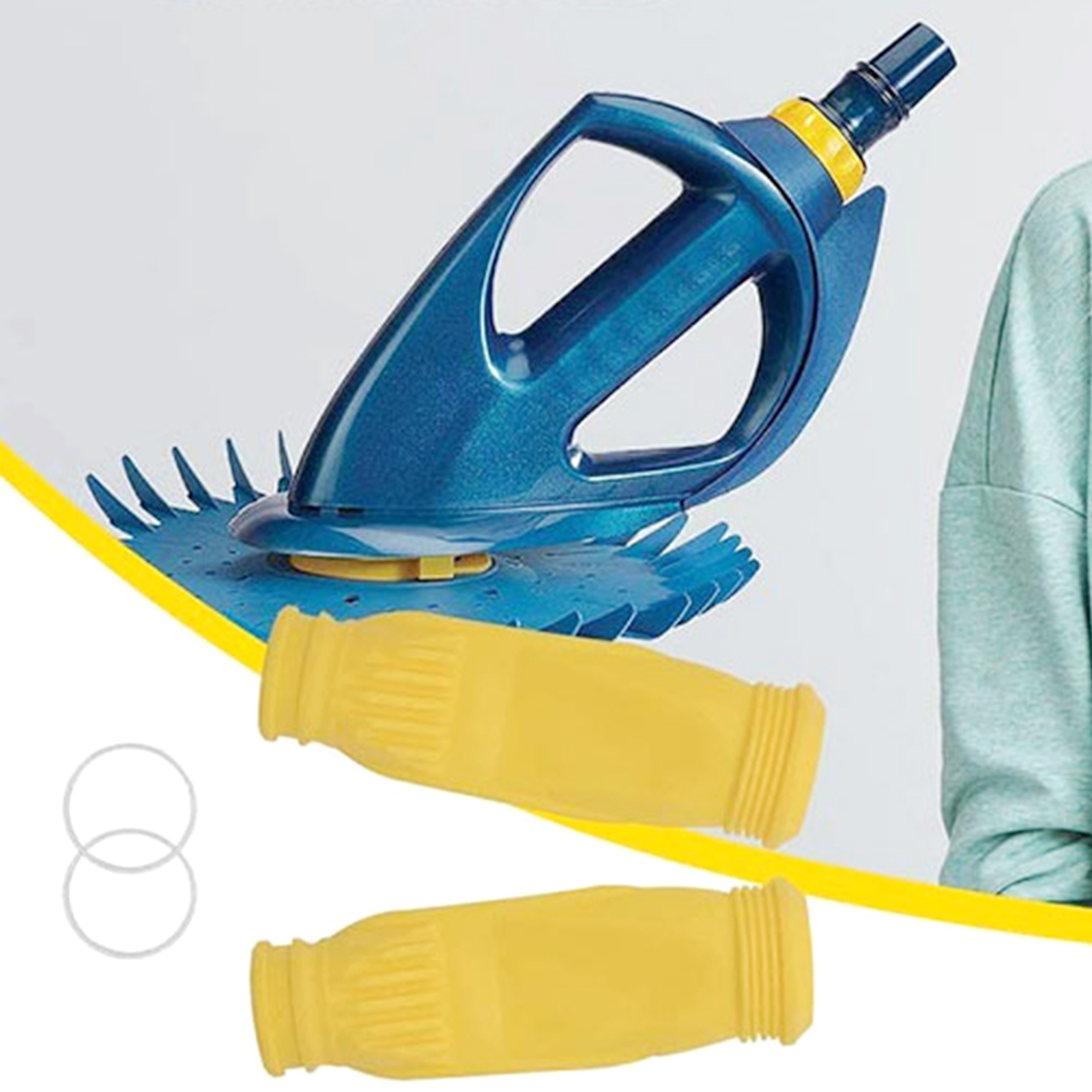 2 Piece Premium Long Life Diaphragm with Retaining Rings for Zodiac Baracuda G3 G4 Pool Cleaner Cleaning Parts