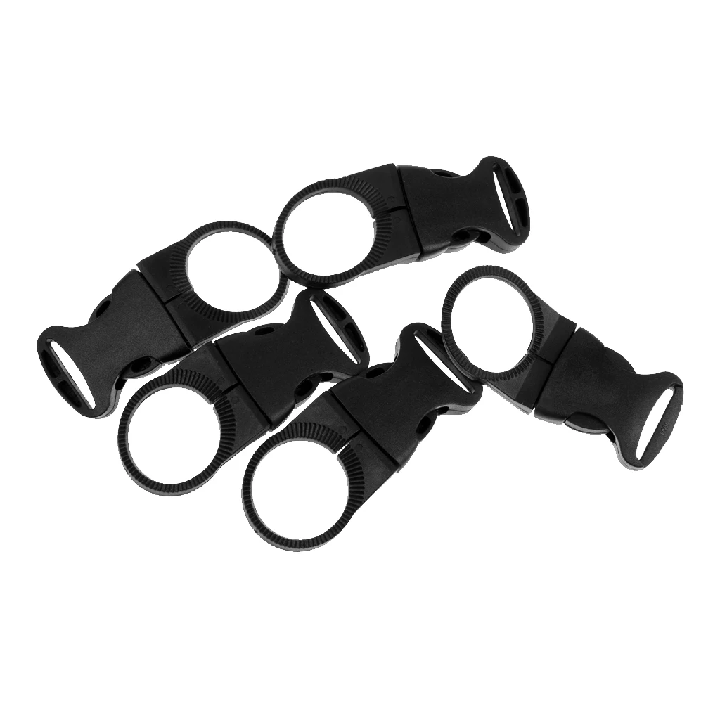 MagiDeal Multi-Function 5Pcs Plastic Sports Water Bottle Buckle Clip Hanging Hook Holder for Outdoor Camping Hiking Travel Acce
