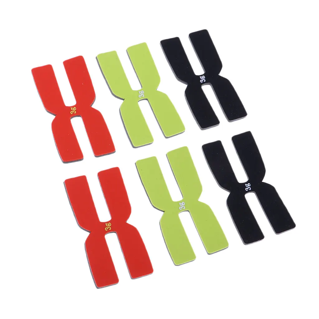 6Pcs/Set Tennis Racket Weight and Balance Strips Racquet Balancer Tape H-Shaped 3g Silicone Balance Bar