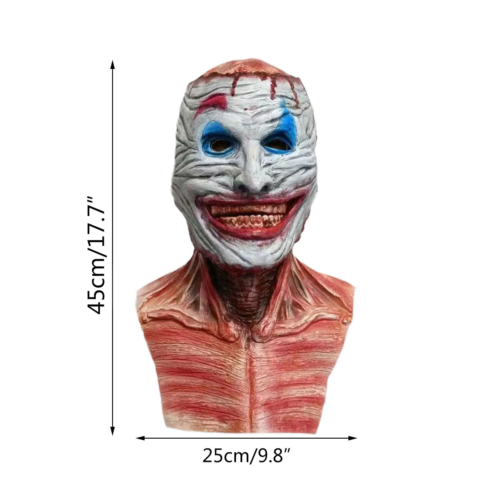 Halloween Mask Latex Horror Mask | Double Face Latex Mask Masks Terror - Party Masks - Aliexpress