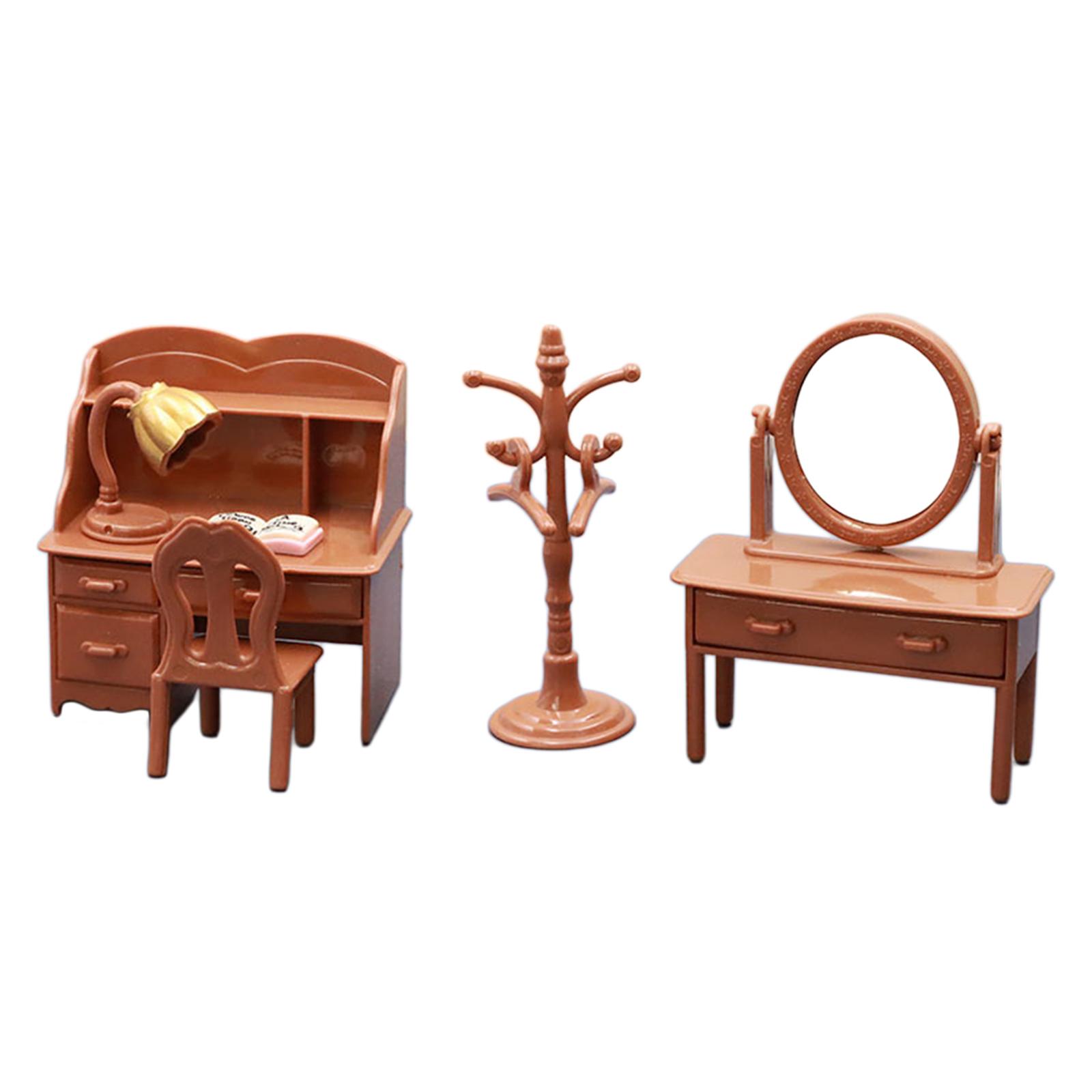 Miniature Dollhouse Furnitures Set, Photography Props Similation Model 1/12 Kids Preten Toys for Play House Game Decoration