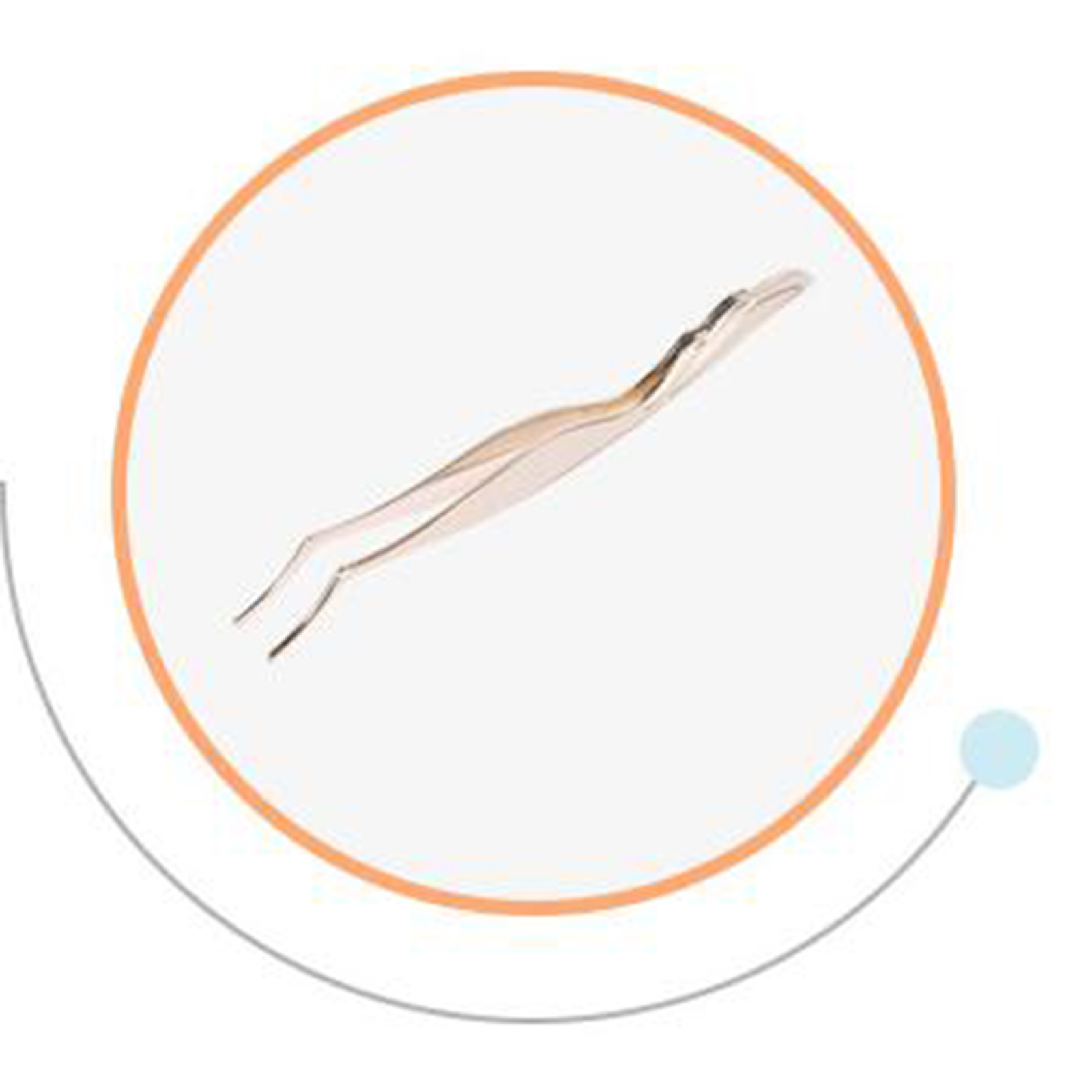 False Eyelash Tweezer Professional Stainless Steel for Makeup Artist Women Easy Lashes Application Extensions Applicator 