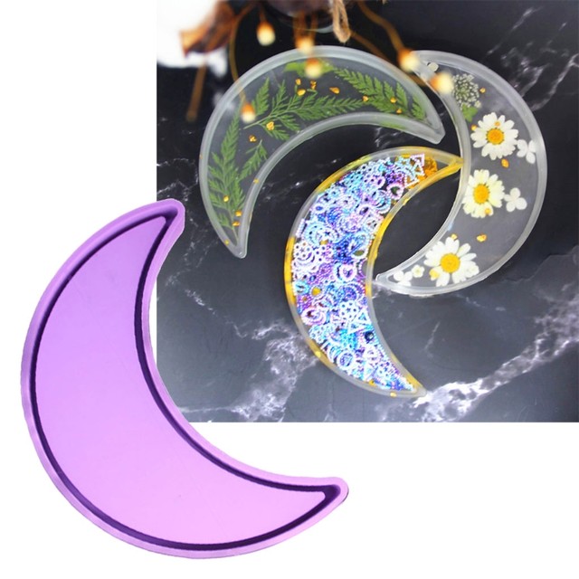 Resin Crescent Moon popular Jewelry Tray