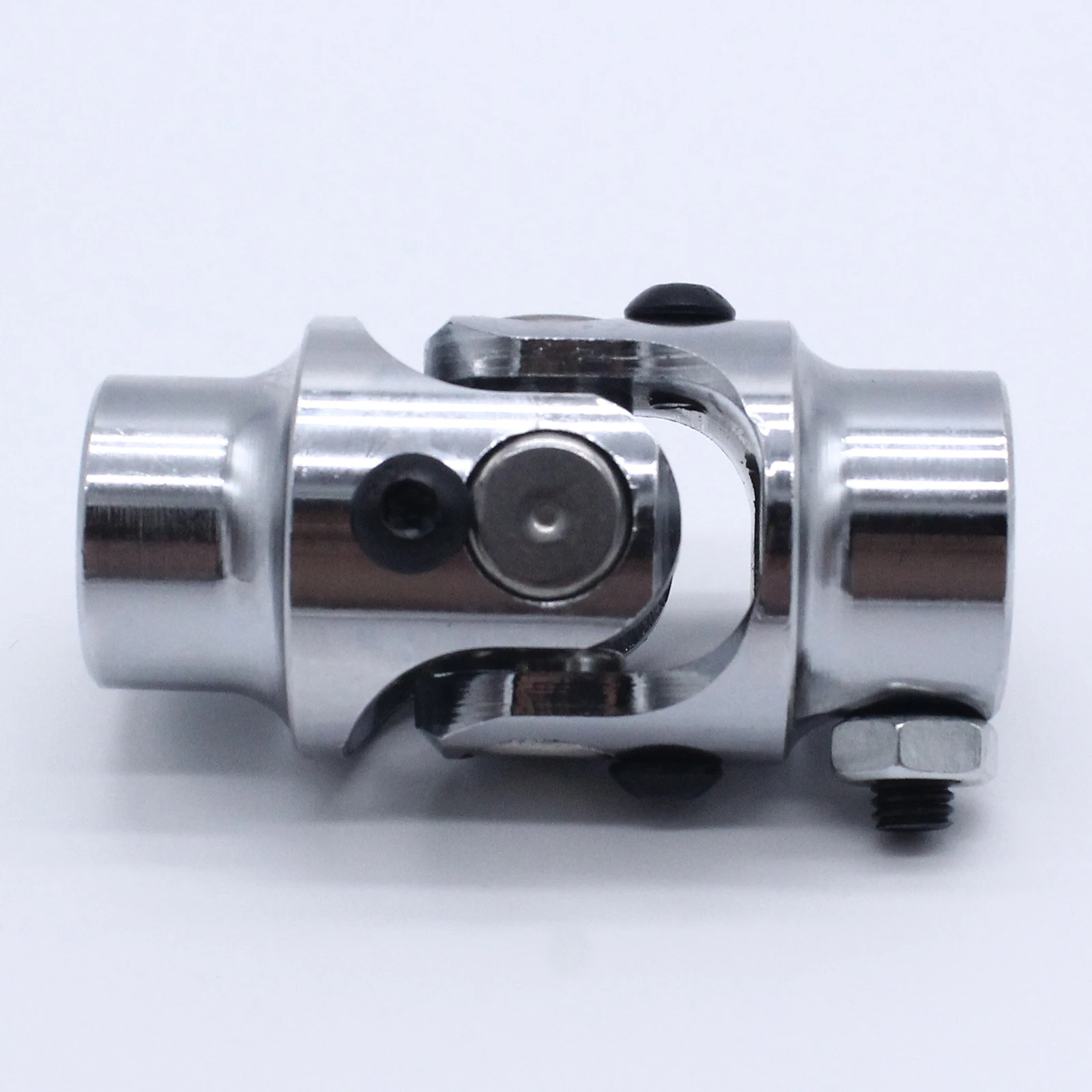 Steering Shaft U Joint 38 Degrees 3/4-36 Spline X 3/4in DD, Premium,Silver Colour