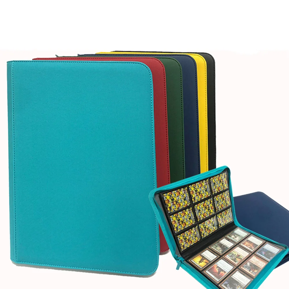 BCW Black Pro-folio Binder Album 9 Pocket Side Load Pages 360 Card Storage for sale online 