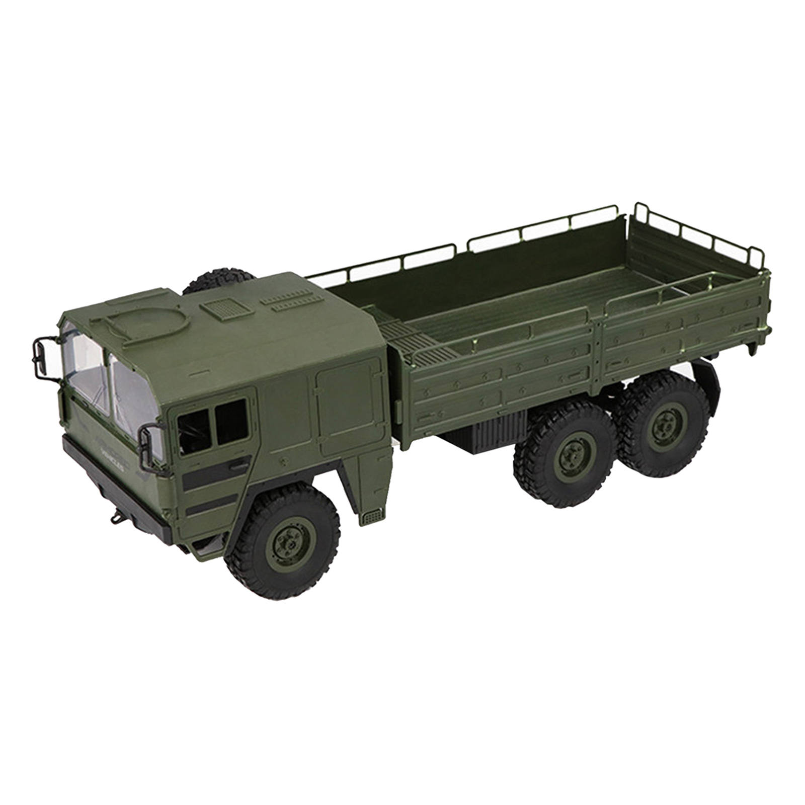 2.4G Off Road Car High-Speed Six-Wheel Model Toy Anti-Wear Tires RC Military Truck 1:16 for Outdoor Christmas Present Kids Boys