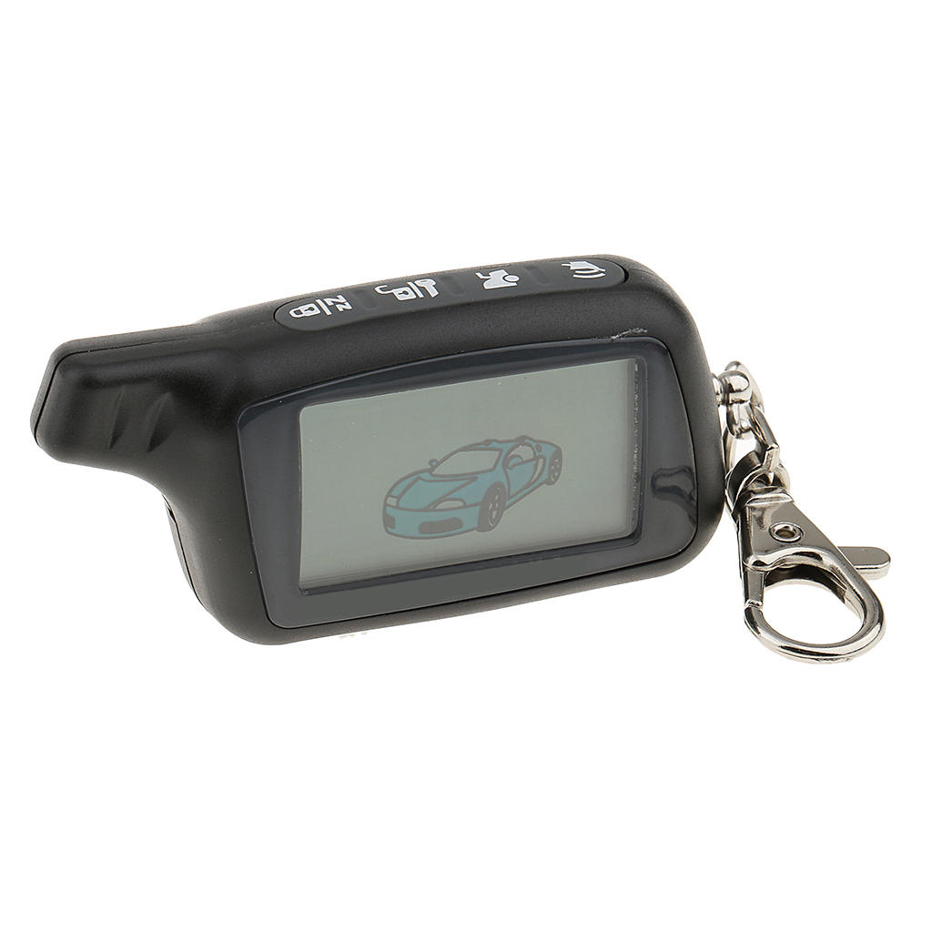 2-Way Keyless Keychain Car Alarm System Remote Controller Case for TOMAHAWK X5 LCD