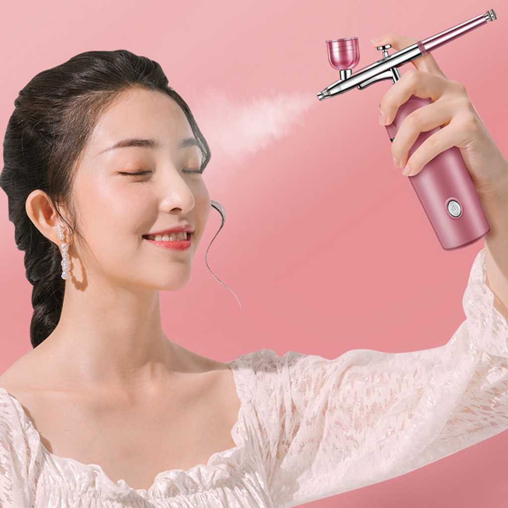 Oxygen Hydration Injector Portable Skin Moisturizing Portable Serum Toner Water Oxygen Sprayer with Mini Air Compressor