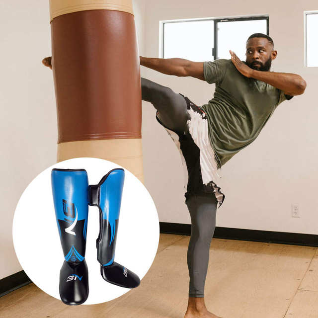 Shin Guards Muay Thai Training Martial Arts Kickboxing Boxing Shin Instep Guards