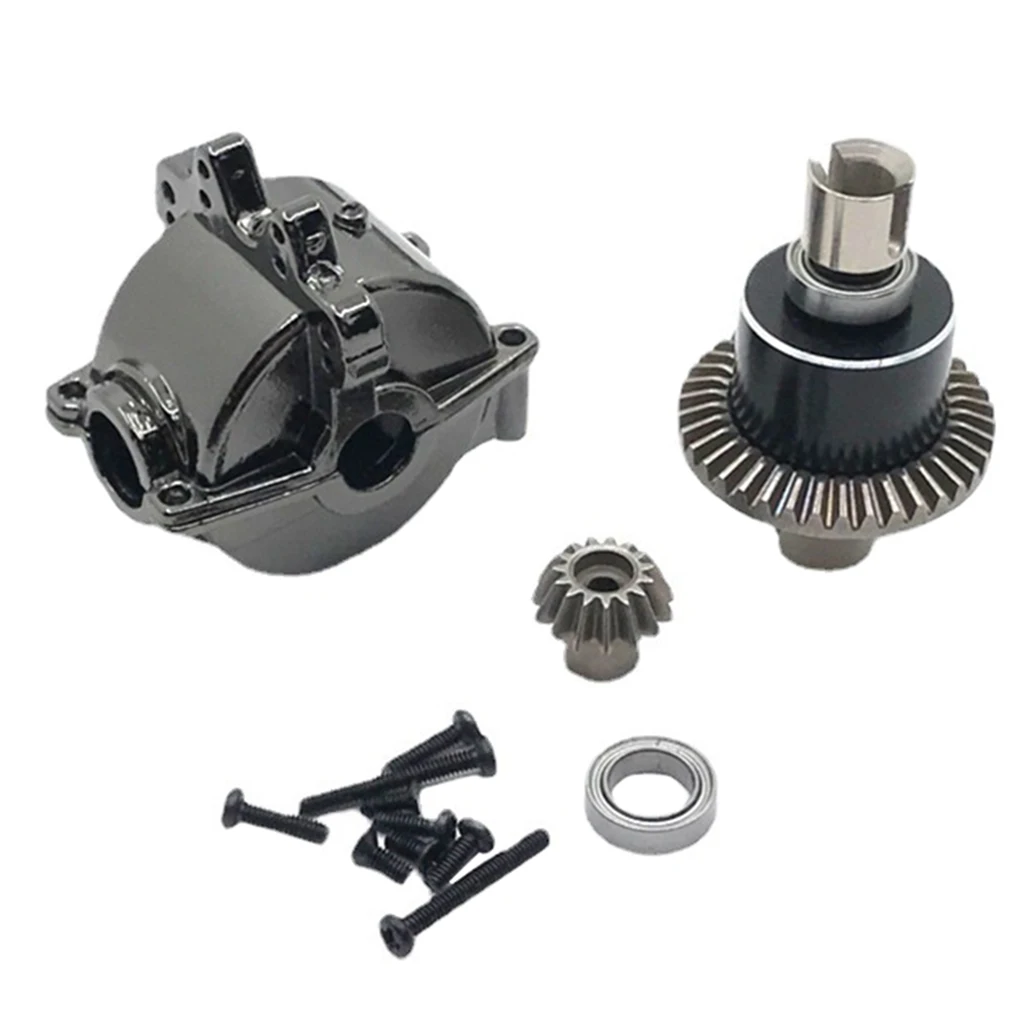 RC Car Upgrade Differential Gear & Gear Box Housing Set for Wltoys 1/18 Scale A959 Truck Buggy Cars Model DIY Parts