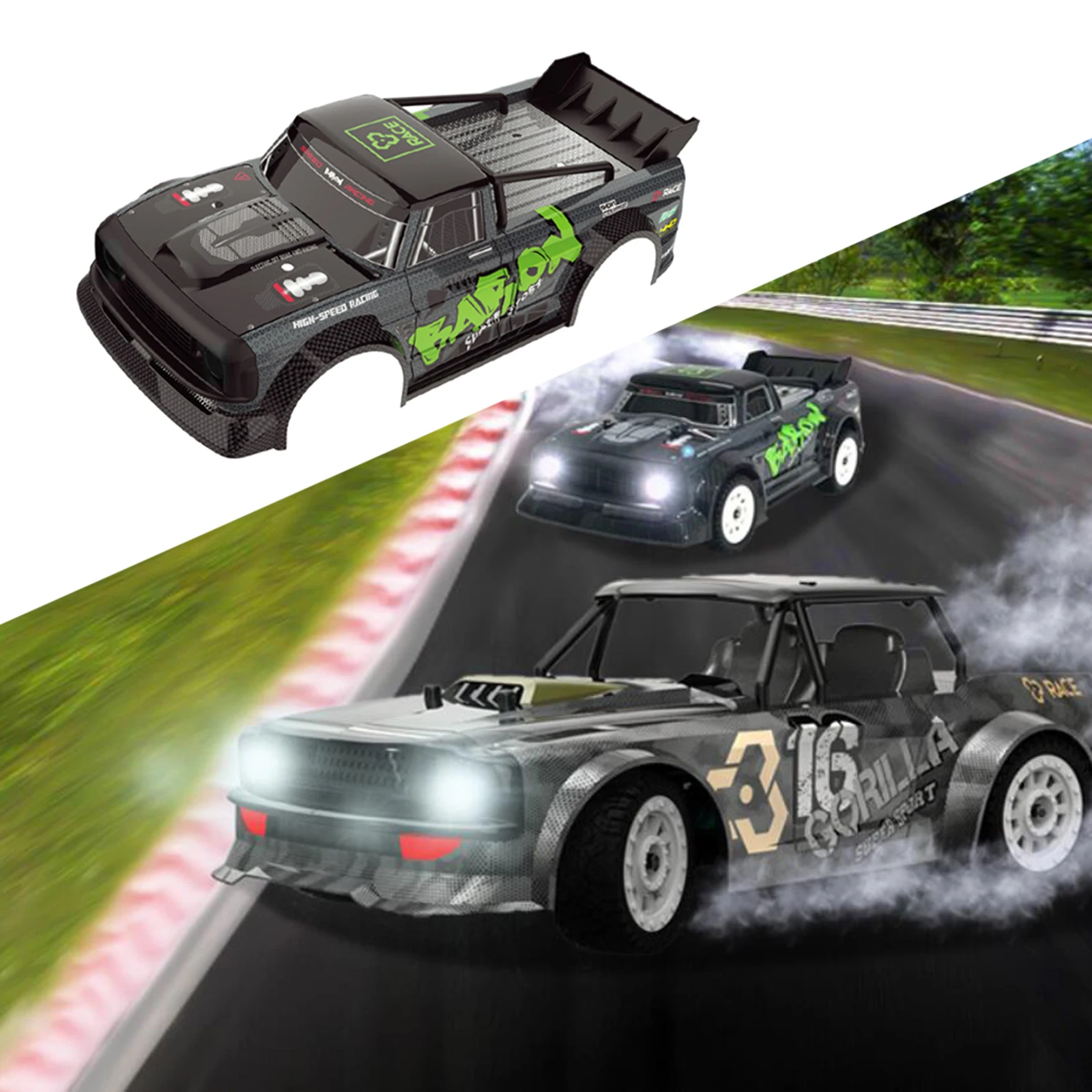 Body Shell Replacement for SG-1603 RC Rally Car Modified Upgrade Parts