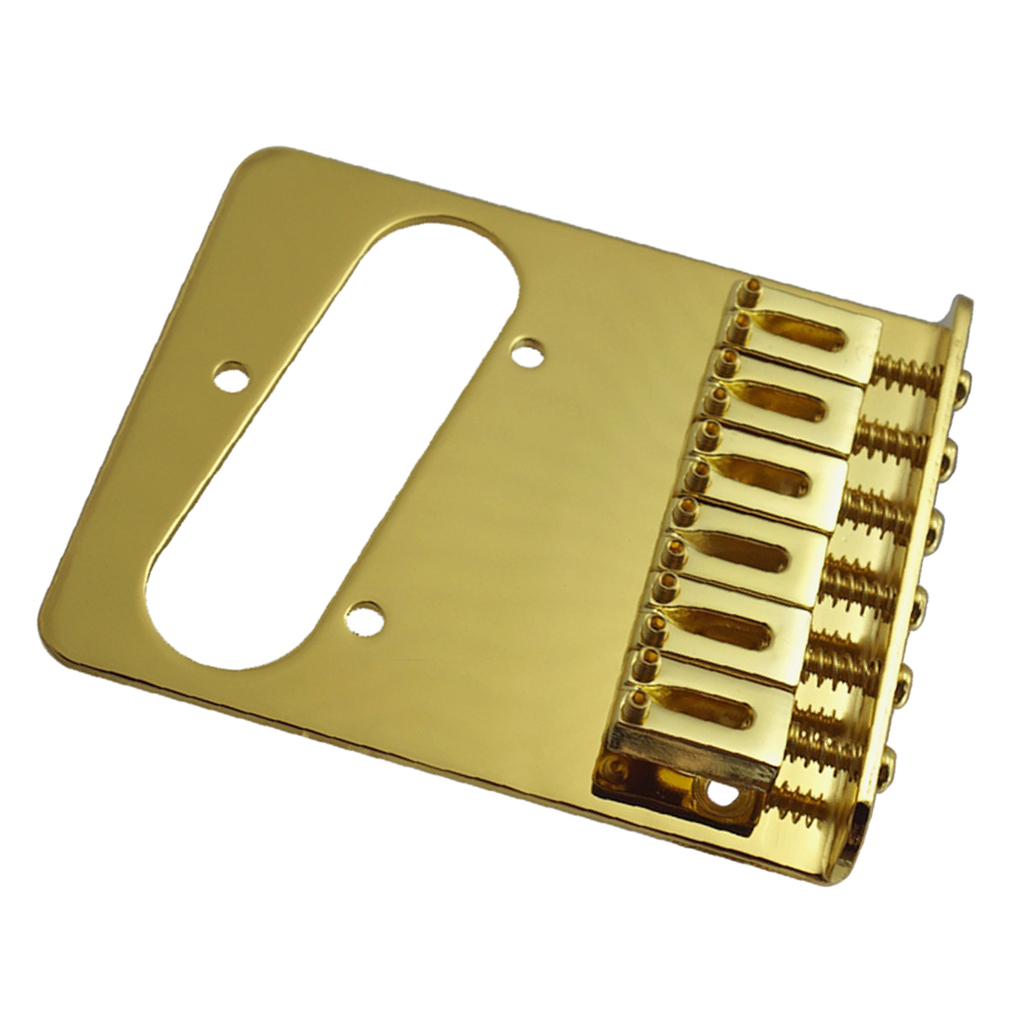 4-Hole 6-Saddle Guitar Bridge Alloy for Fender caster  Style Guitar