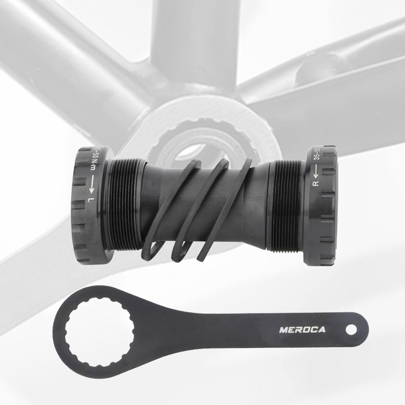 Bottom Bracket 68/73mm BB Threaded Sealed Integrated High Strength Hollow Lightweight for Mountain Bike Bicycle Parts