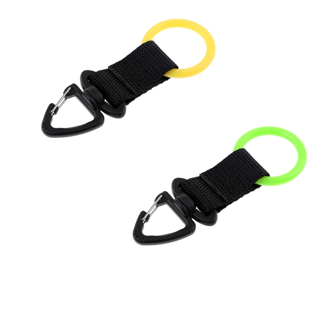 Silicone Mouthpiece Holder for Regulator pus  with Snap Clip for Scuba Diving Divers Dive Gear Clip - 2 Colors