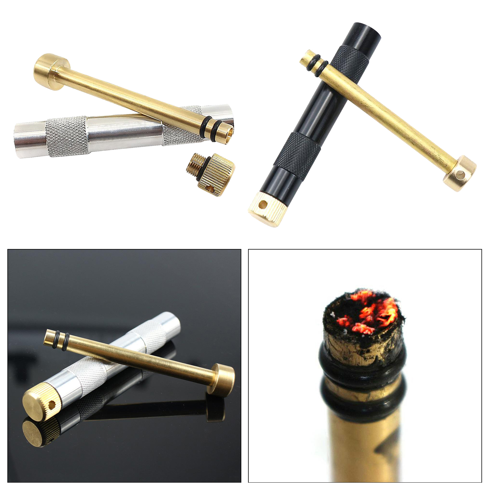 Fire Piston Kit  Kit Survival Spark  for Emergency Survival Kits,Camping,Hiking