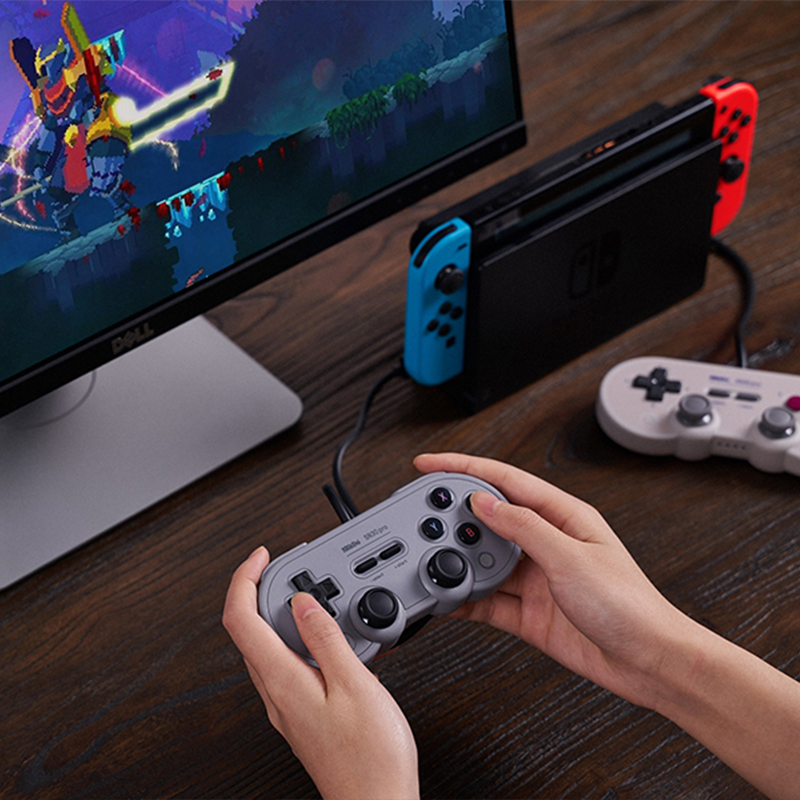 Nargos 8BitDo SN30 Pro USB 有線ゲームコントローラー レトロクラシックゲームパッド スイッチ PC ラズベリーパイ スチーム用 SN30pro USB