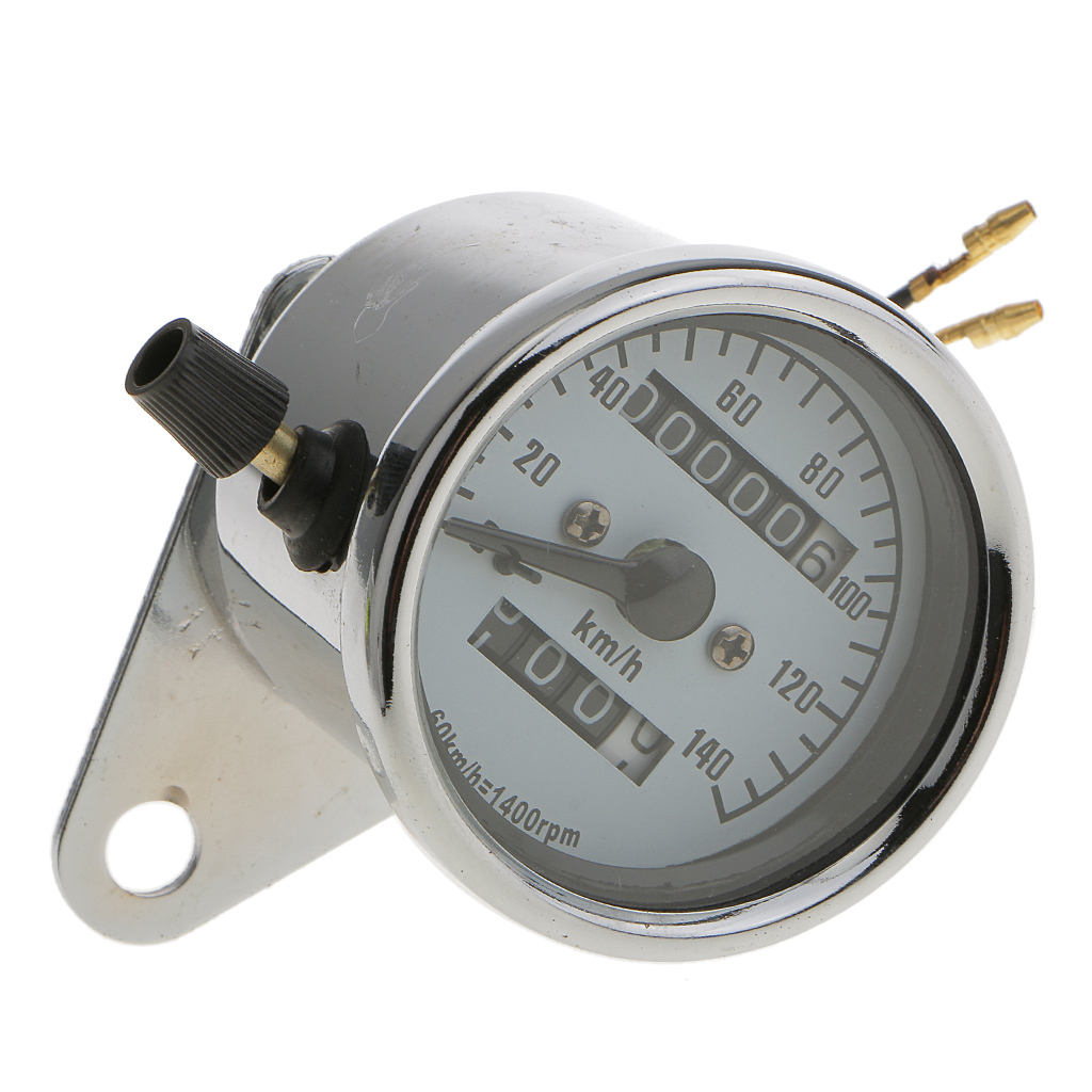 12V Universal Dual Meter Motorcycle Odometer Speedo Meter Speedometer