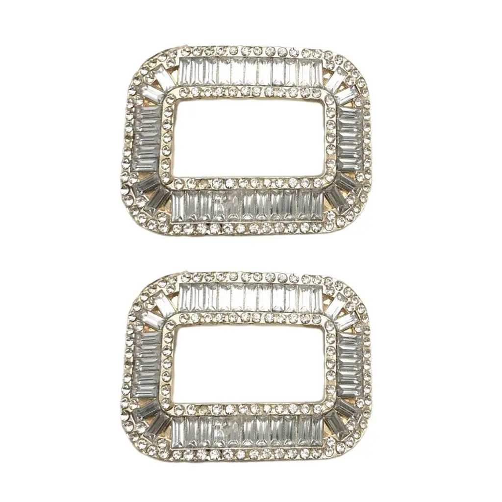 Pair Of Rhinestone Rhinestone Shoe Clips Shoe Clips For Bride Shoes
