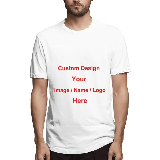 Camiseta personalizada para hombre, diseña tu propia camiseta personalizada  delantera y trasera, camiseta deportiva con estampado de texto, foto