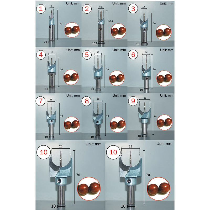 Liga dura Carpintaria Bead Brocas, Router Bit,