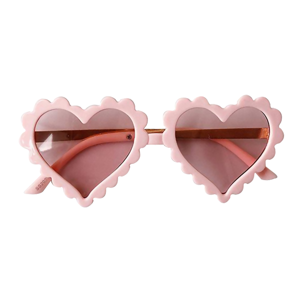 Plastic Sunglasses Heart Shaped Eyeglasses Eyeware Sun Glasses for Kids 3-6 Years Old