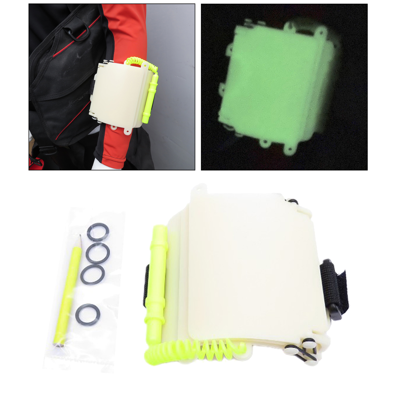 Premium Waterproof Diving Notebook Log Book Luminous Writing Sheets Diving