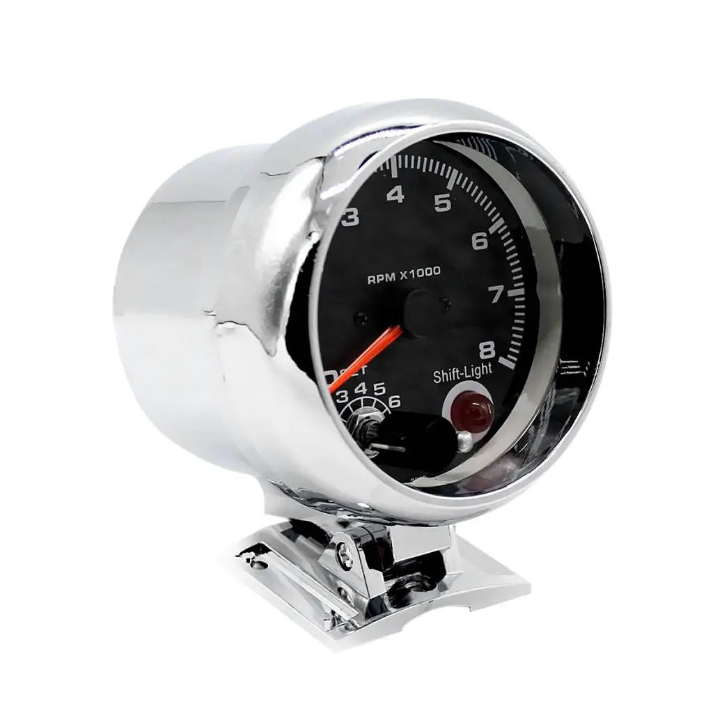 RPM Indicator Car Tachometer Range 0-8000rpm with Changing Light