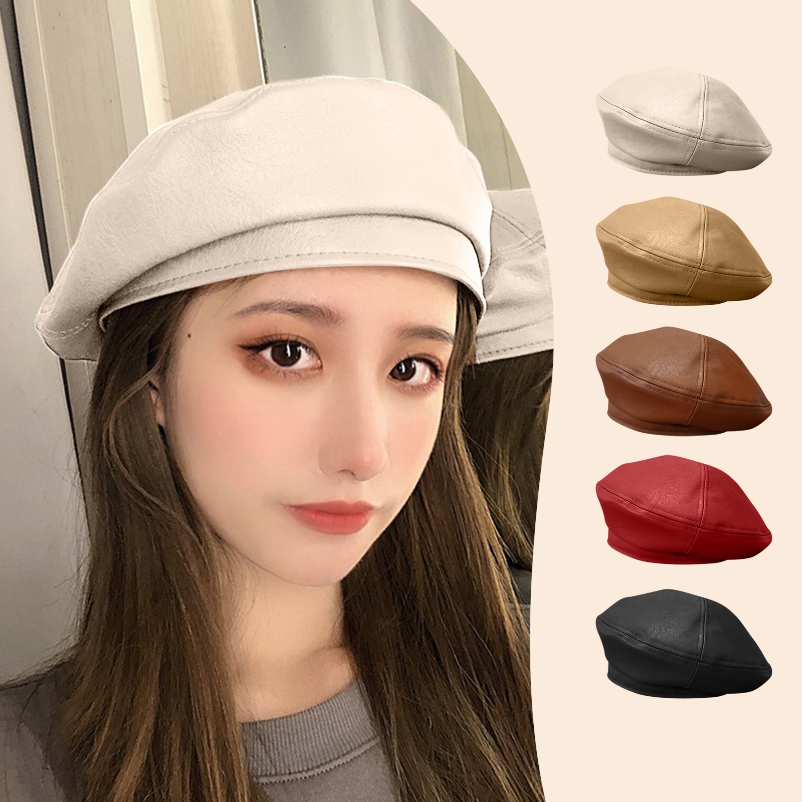 2021 New Fashion Women Faux Leather 