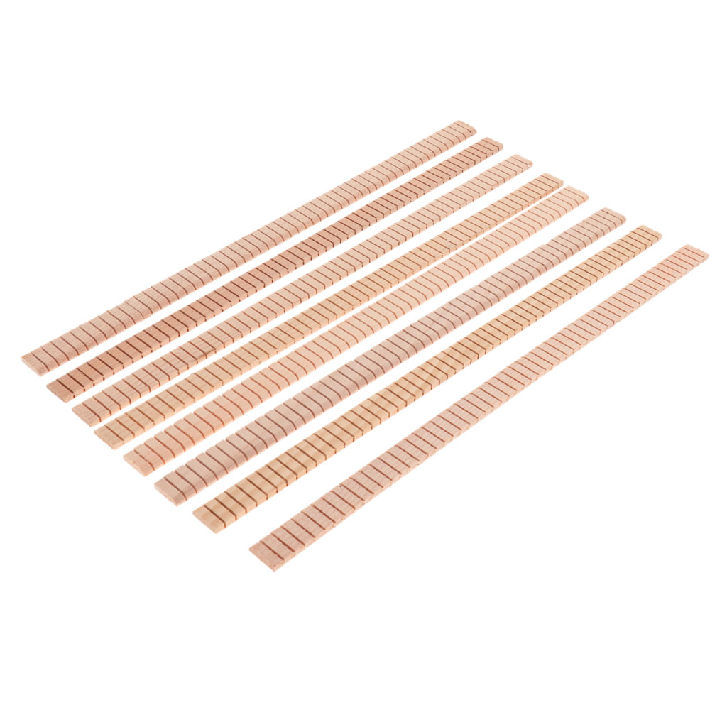 8pcs 161cm Length White Tie Purfling Strips for Guitar Bass Ukulele
