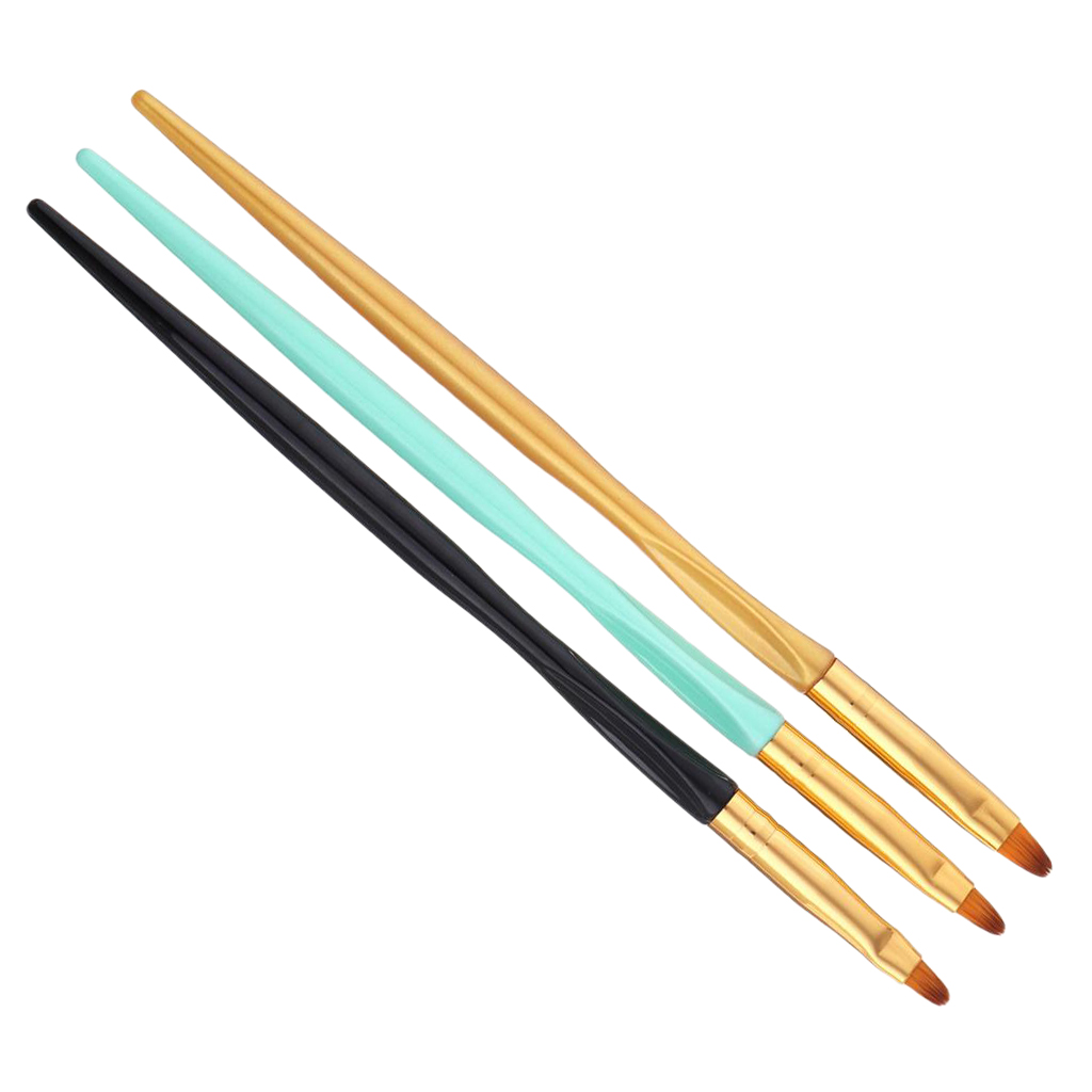 3 Pieces Professional Nail Art Salon Gel \u0026 Acrylic Polish Painting