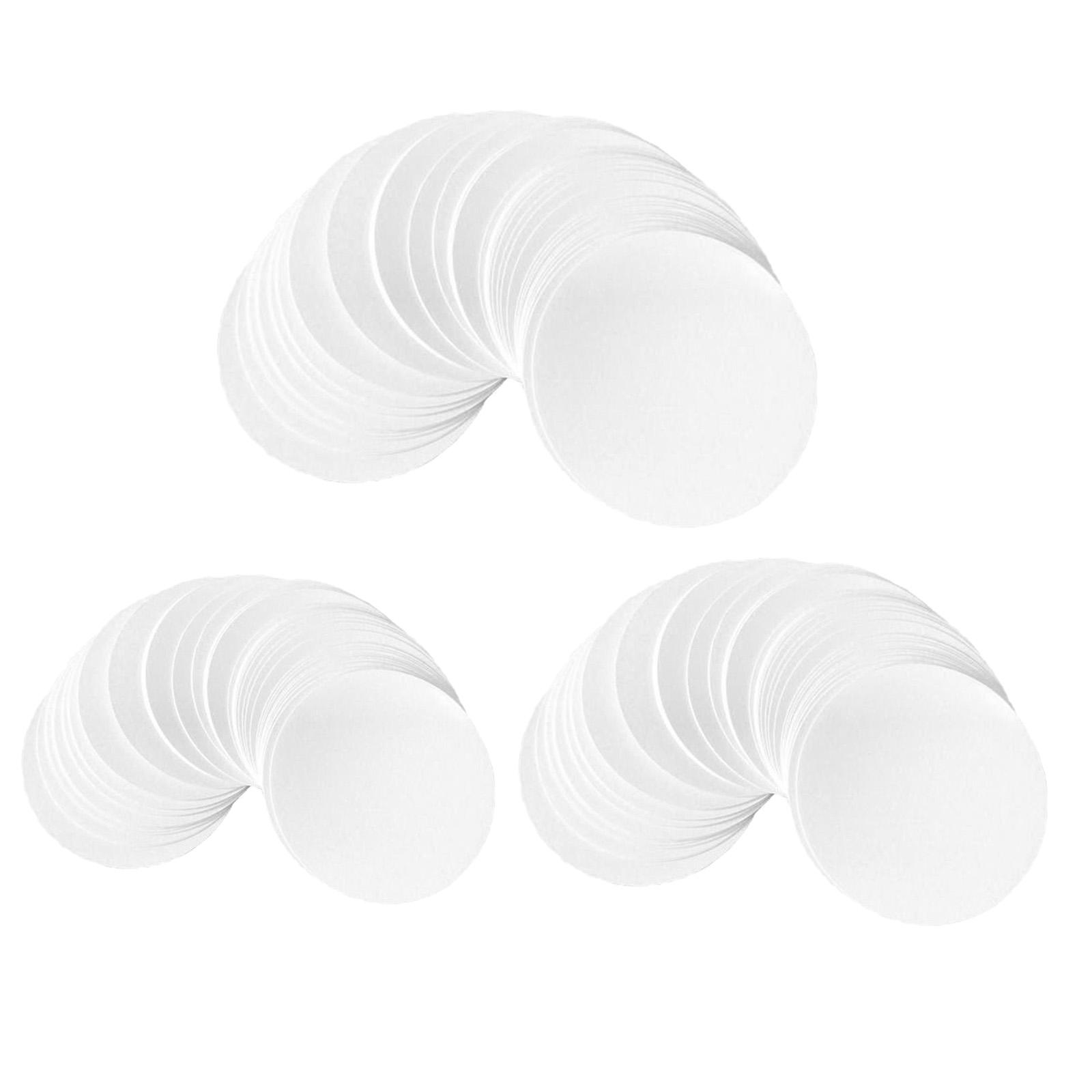 100pcs DIY Crafts Blank Badge Button Paper 44mm/58mm/75mm Crafts Blank Badge Drawing Paper for School Students Handcraft