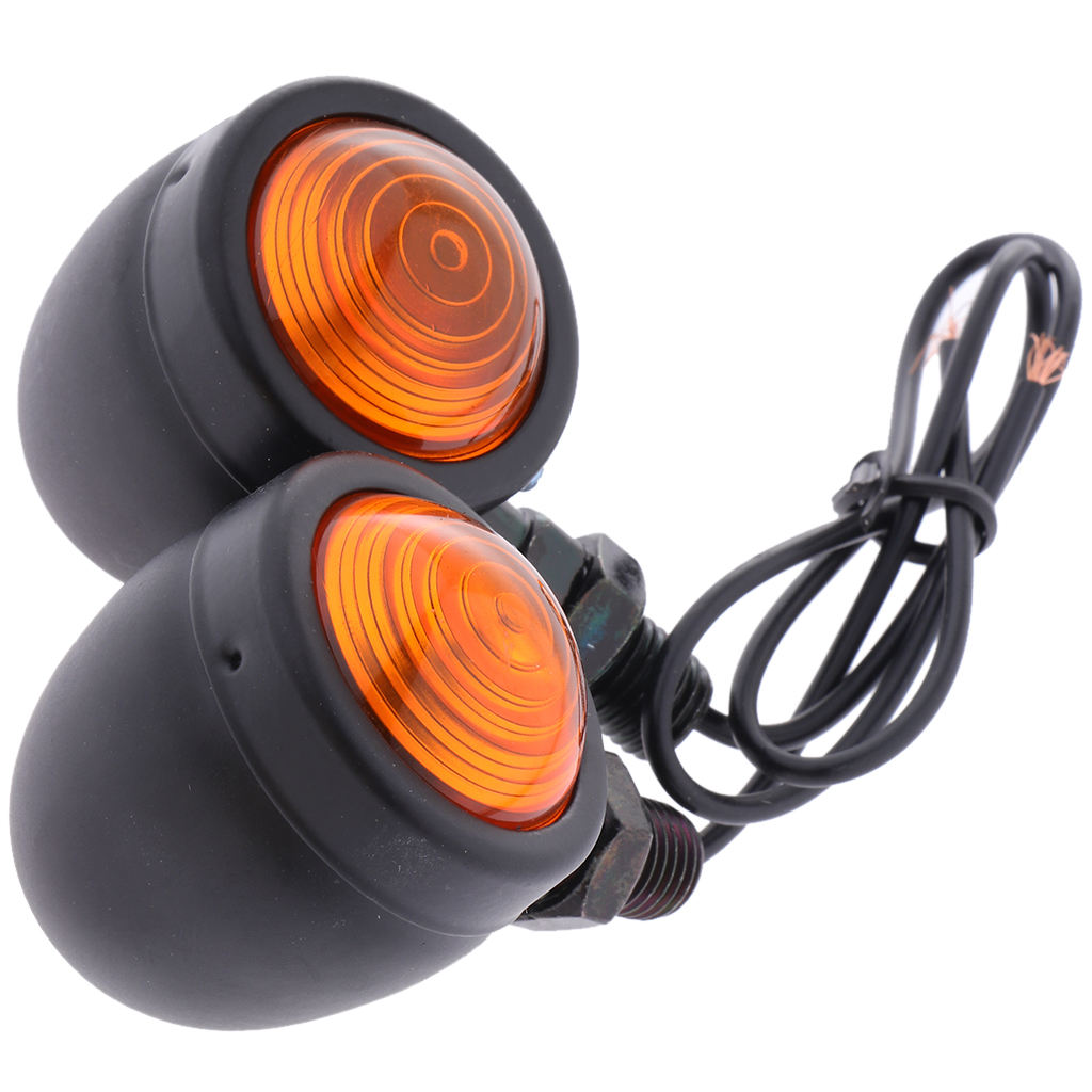 12V Motorcycle Turn Signal Light Universal For Harley Suzuki Yamaha KTM Honda Cafe Racer Light Amber Flasher Moto Accessories