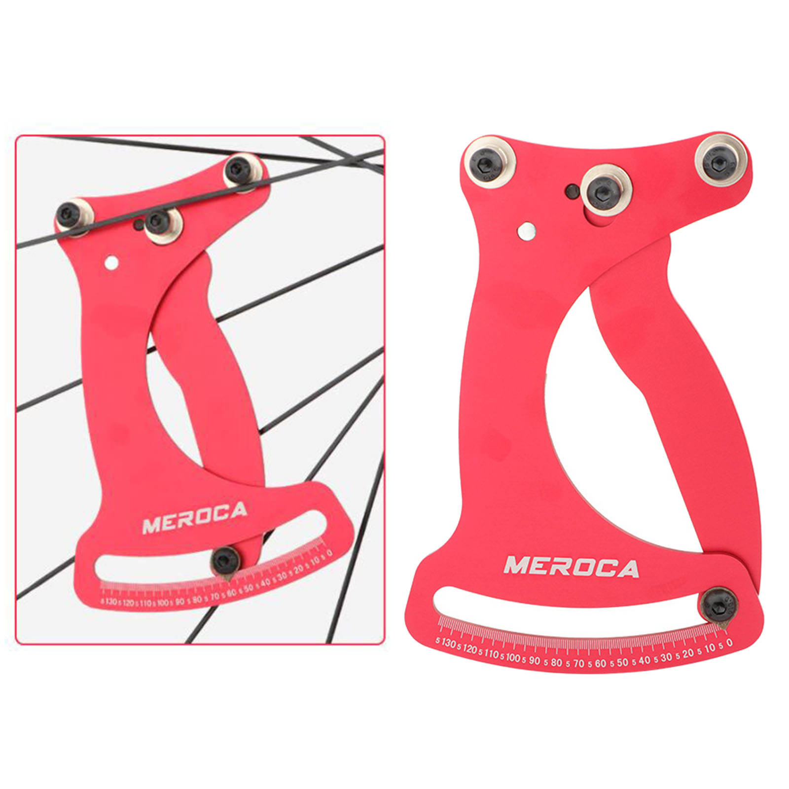 Tension Meter Tool Accurate Bicycle Repair Bicycle Spoke Tension Meter for Road Bike Cycling Adjustment