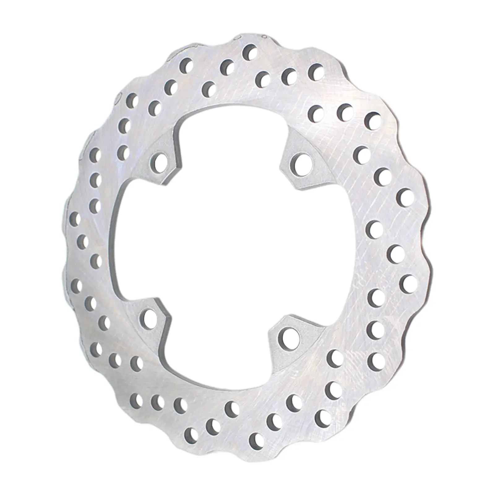 Rear Brake Disc Rotor Silver Motorcycle Replacement 220mm Accessories Steel for Kawasaki ER6F Z750 ZX6R ZX636 ER-6F ER-6N ER6N