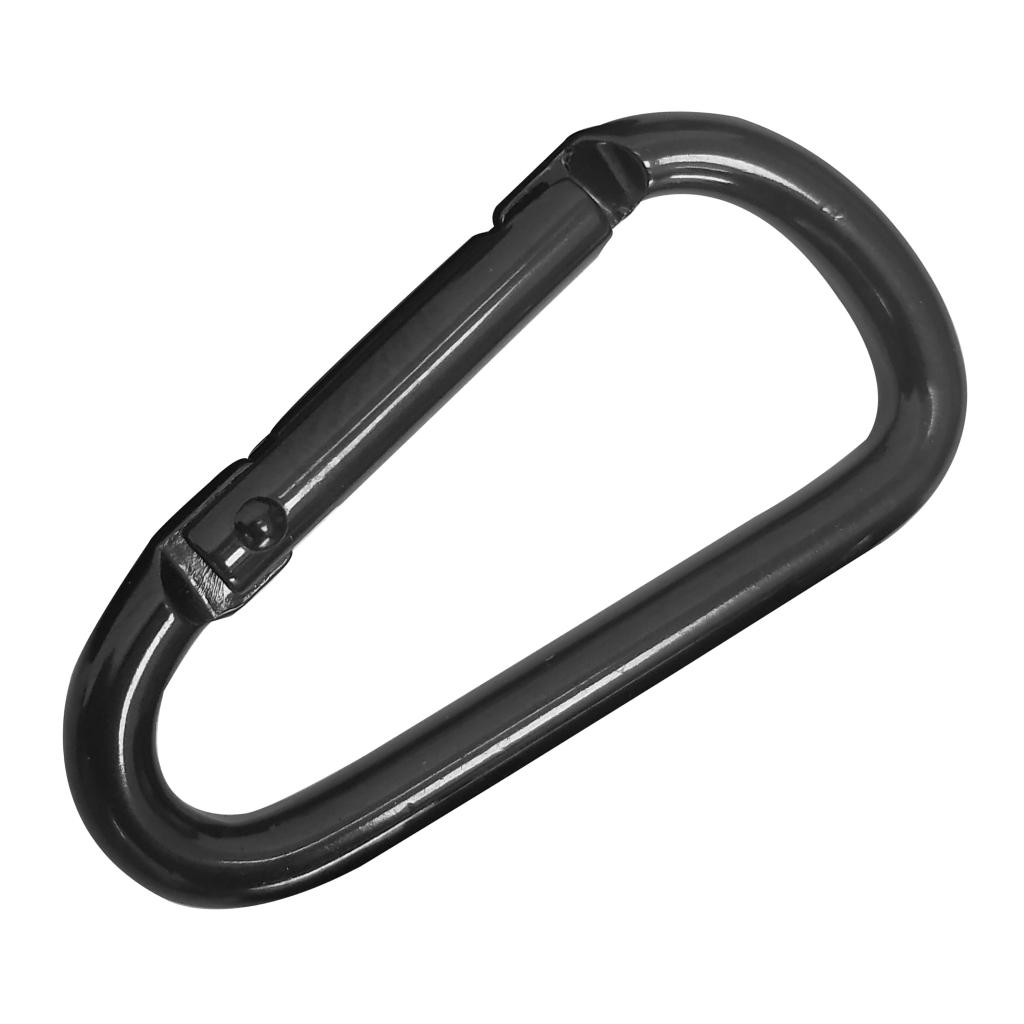 D Carabiner Non Locking Quickdraw Aluminum Key Carabiner Clip Outdoor Climbing Backpacking Nonlocking Carabiners Gear