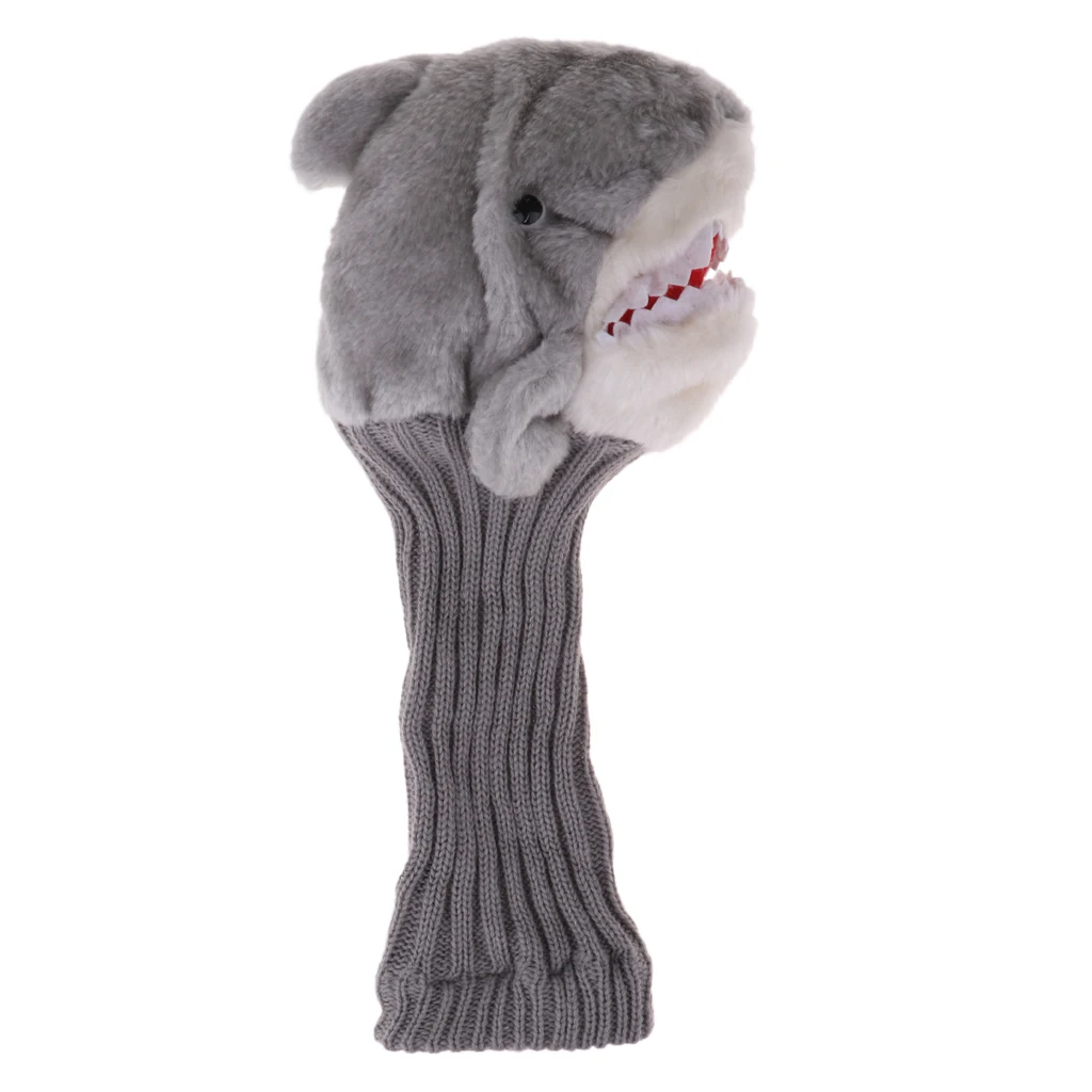 Novelty Headcovers Shark Neck Golf Driver Head Covers Wood Club Cover For Driver Fairway Hybrid 27 x 17 cm Novelty Headcovers Shark Neck Golf Driver Head Covers Wood Club Cover For Driver Fairway Hybrid 27 x 17 cm