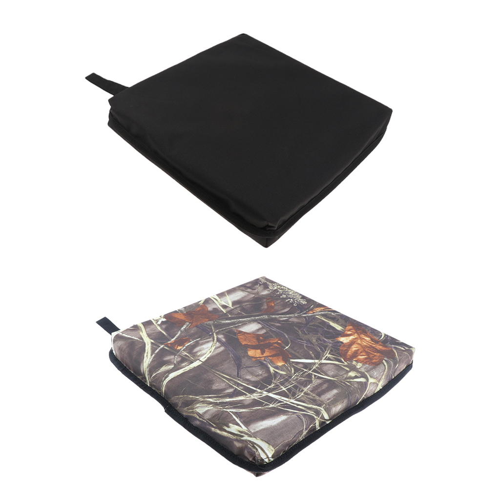 Portable Chair Seat Cushion Pad Outdoor Garden Camping Zipper Mat For Sitting Stool Beach Stadium