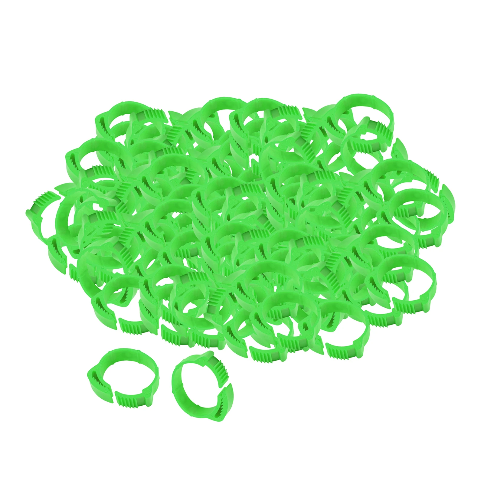 100pcs Chicken Leg Rings 001-100 Chicks Leg Band Clip Identification Bands