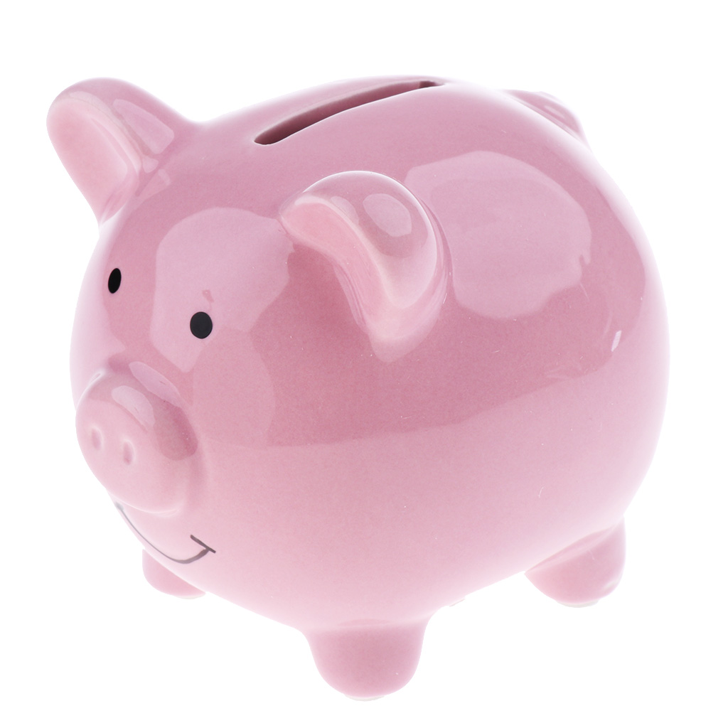 Ceramic Money Box Pots Savings Fund Save Coins Piggy Bank For Children Kids