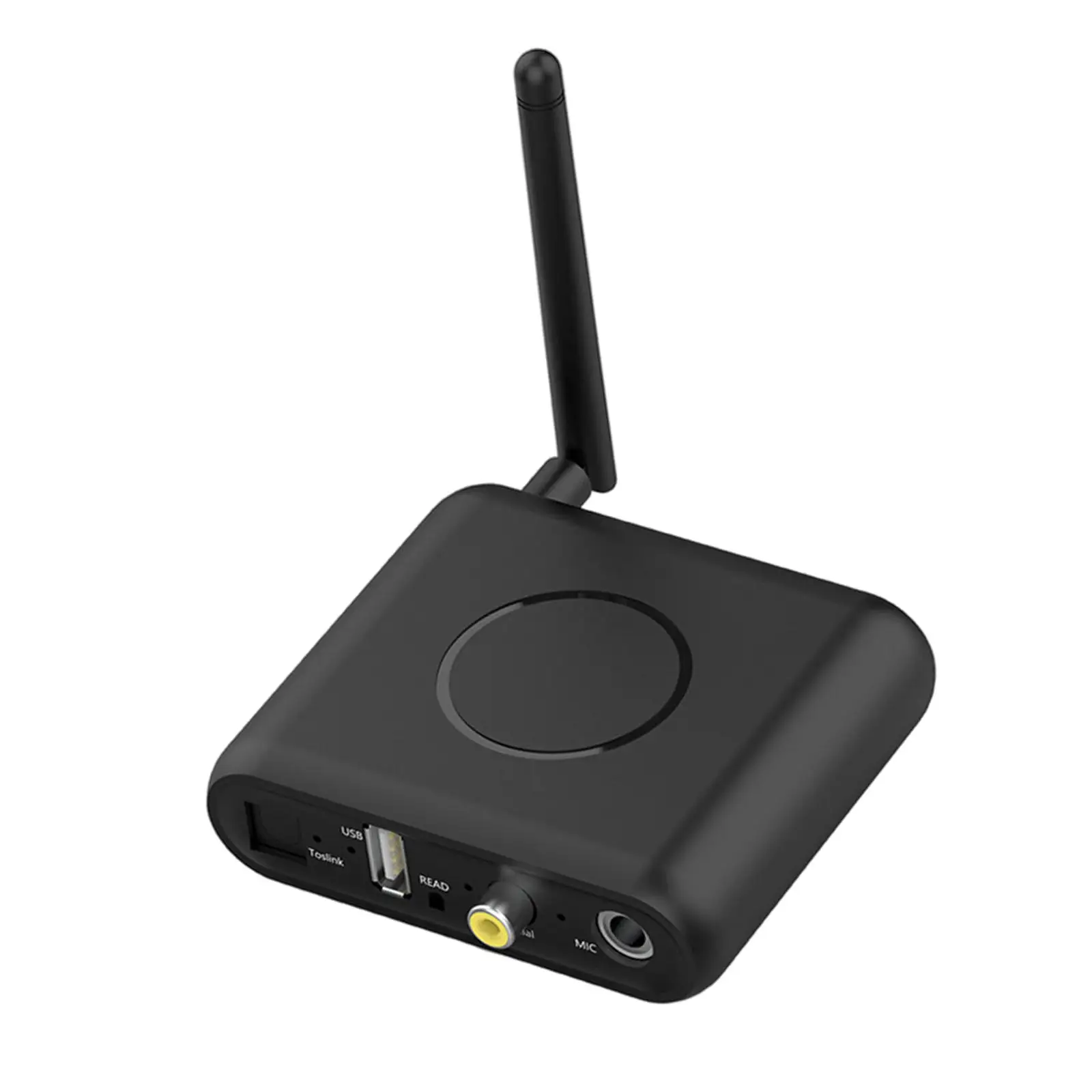 Wireless Bluetooth 5.0 Digital to Analog Audio Converter Remote Control Audio DAC Decoder Adapter Professional RCA & 3.5mm Black