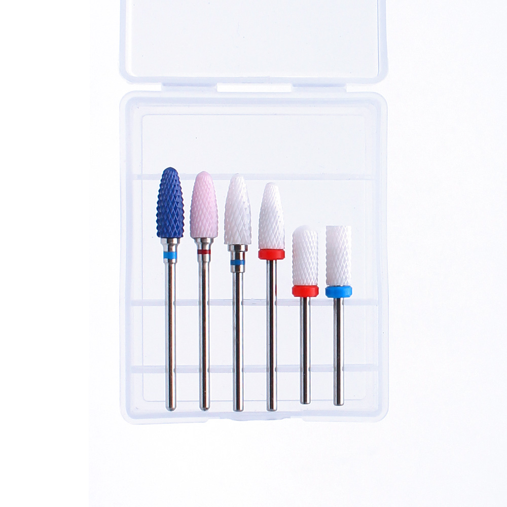Cortador de Fresa Arquivo do Prego Cuidados com os Pés Prego Broca Conjunto Rebarbas Giratórias Bits Elétrica Remover Gel Unha Polonês Manicure Equipamentos Diy 7 Cheap Equipamento de unhas artísticas