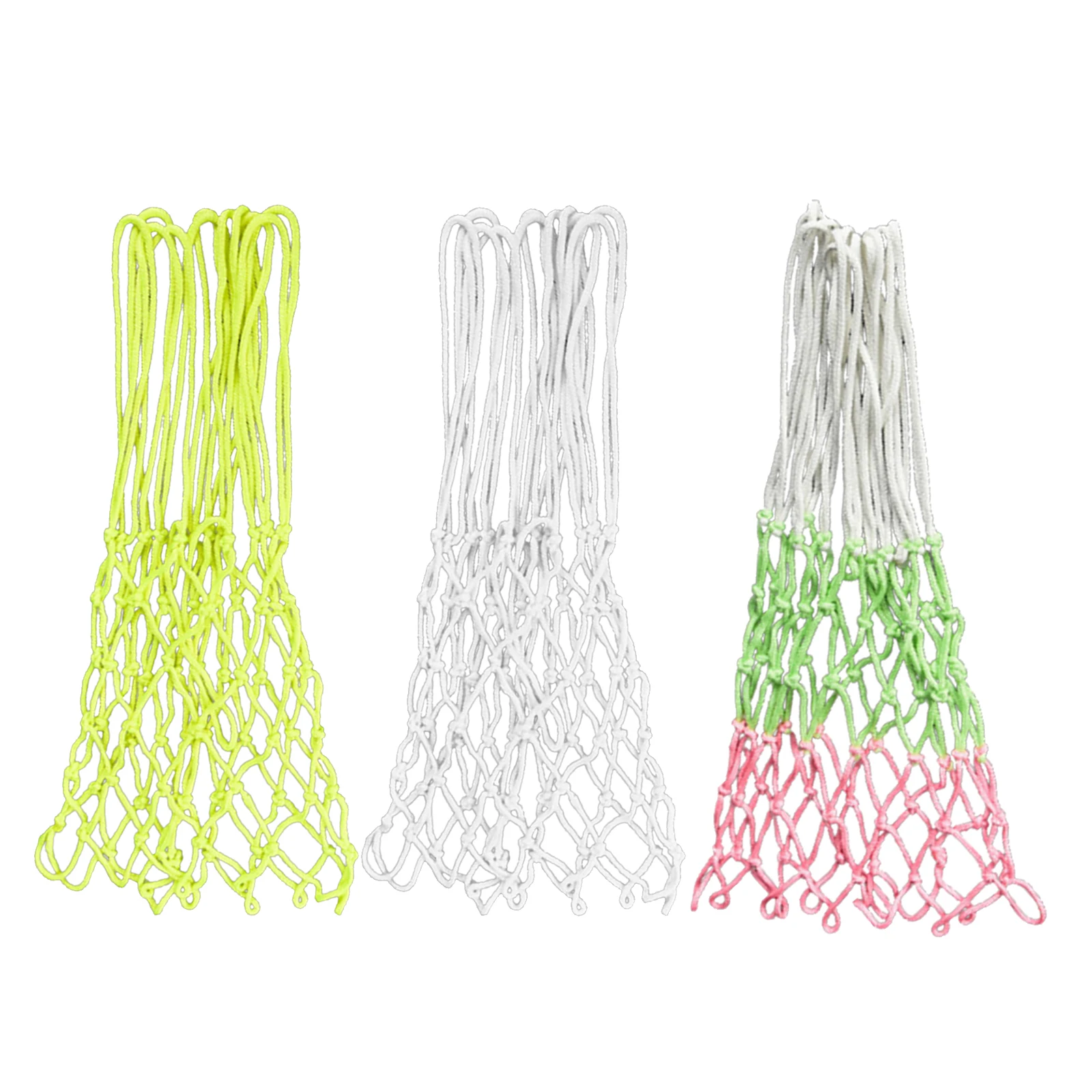 Durable Basketball Hoop Net Replacement Standard Glow In the Dark Basketball Portable Mesh Netting Accessories