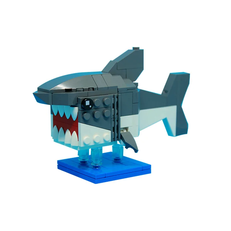 MOC 31088 Mini Shark Suit Building Blocks Kit Prehistoric Creatures Fish Set Bricks Creature Marine Life Toys For Kid Gifts - AliExpress